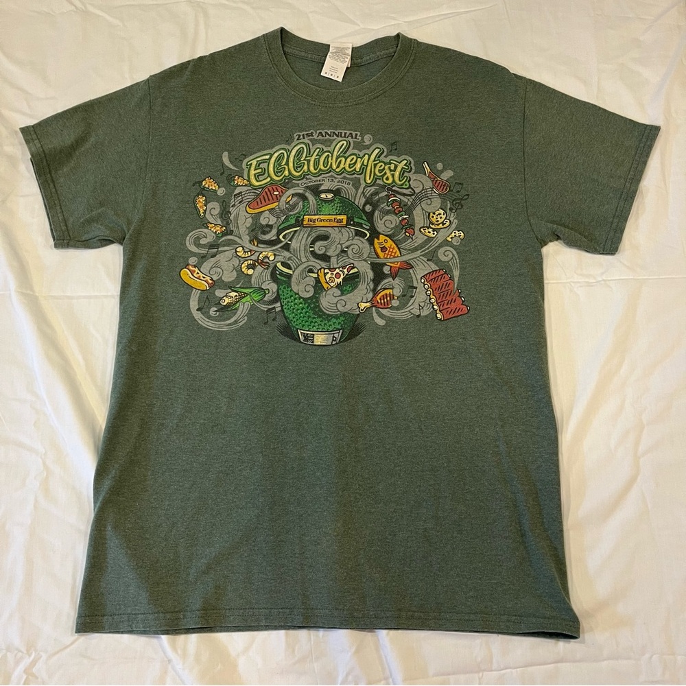 Big Green Egg festival t-shirt